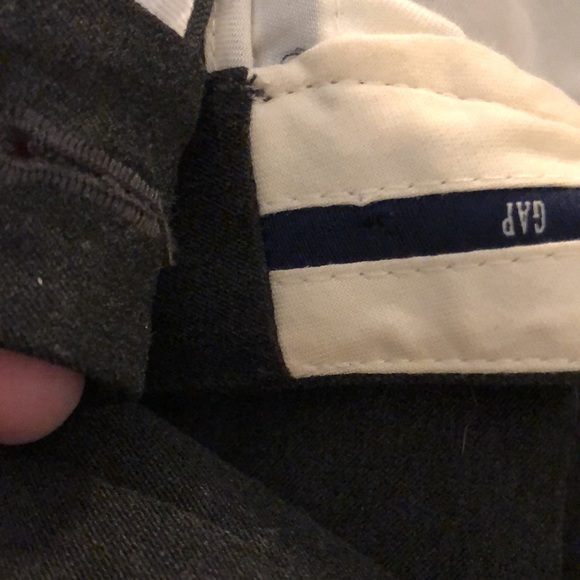 EUC Gap Charcoal Cotton/Poly/Spandex Clean Front (2 tiny pockets) Trouser Pants - Picture 10 of 13